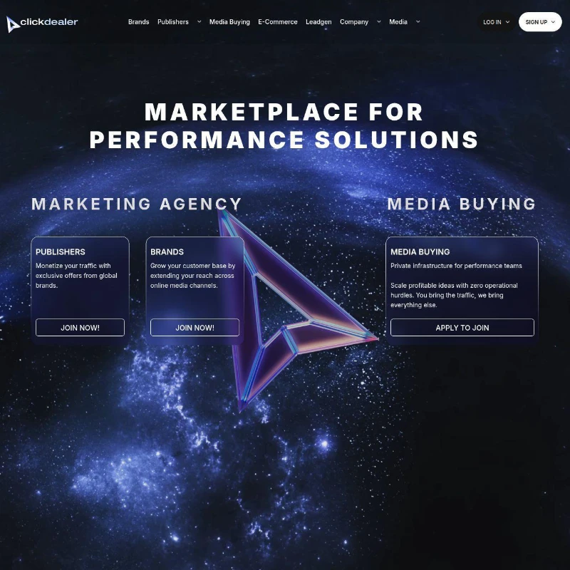 ClickDealer — global smartlink network with a huge range of offers