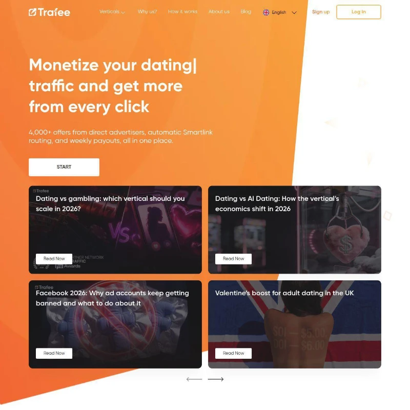 Trafee — a smartlink-focused network with strong optimization